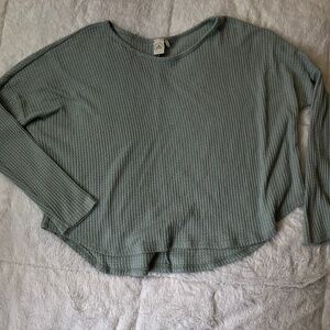 Cute oversized long sleeve shirt